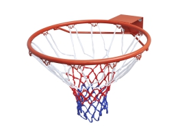 Basketballkurvesæt Med Ring Og Net 45 Cm Orange
