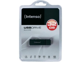 USB stick INTENSO Alu Line 3521481 USB 2.0 32GB Sort Antracit 32 GB USB-stik