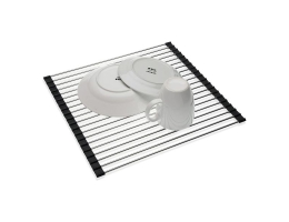 Afdrypningssstativ til køkkenvask Eloy Silikone Aluminium (32 x 8 x 44 cm)    