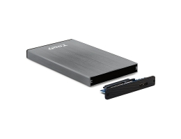 `Lomme til harddisk TooQ TQE-2527G 2,5`` SATA USB 3.0 Sort`