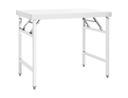 Foldbart Arbejdsbord Til Køkken 100X60X80 Cm Rustfrit Stål 