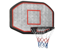 Basketballkurv Med Plade 109X71X3 Cm Polyethylen Sort