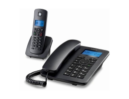 Fastnettelefon Motorola C4201 Combo DECT (2 pcs) Sort