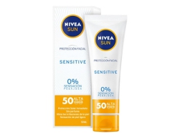 Solcreme til ansigtet Sensitive Nivea (50 ml)