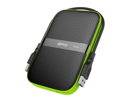 Ekstern harddisk Silicon Power SP040TBPHDA60S3K 4 TB USB 3.1 Sort