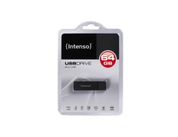USB og Micro USB Memory Stick INTENSO ALU LINE 64 GB Antracit 64 GB USB-stik