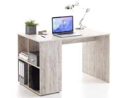Fmd Skrivebord Med Sidehylder 117 X 73 X 75 Cm Sand-Egetræsfarve
