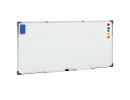 Magnetisk Whiteboard 110X60 Cm Stål Hvid 