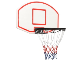 Basketballkurv Med Plade 71X45X2 Cm Polyethylen Hvid