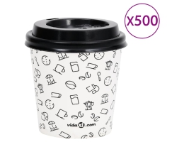 Papkrusmedlåg500Stk.120Mlhvidogsort